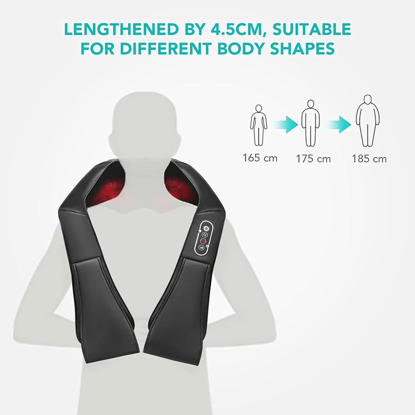 U-Shaped Shoulder and Neck Massager with Heat and Vibration