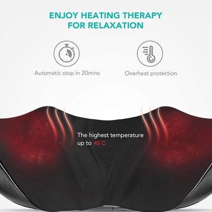 U-Shaped Shoulder and Neck Massager with Heat and Vibration