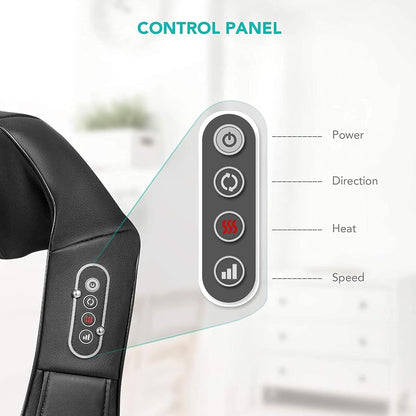 U-Shaped Shoulder and Neck Massager with Heat and Vibration