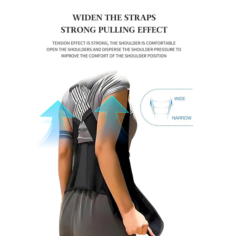 Adjustable Back Posture Corrector for Men and Women

