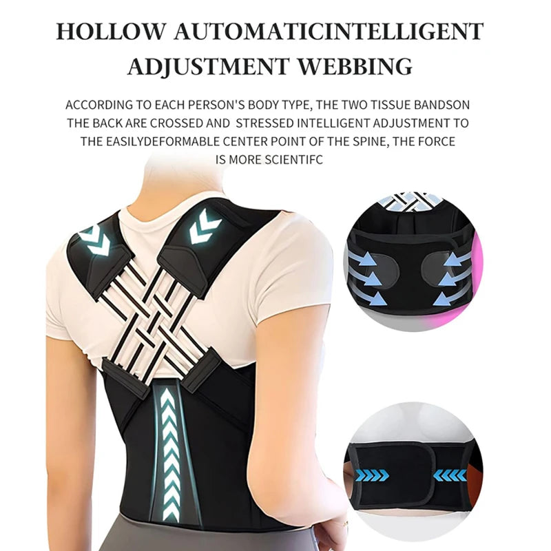 Adjustable Back Posture Corrector for Men and Women

