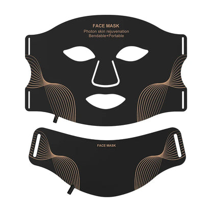 LED Face Mask for Skin Rejuvenation and Acne Treatment
