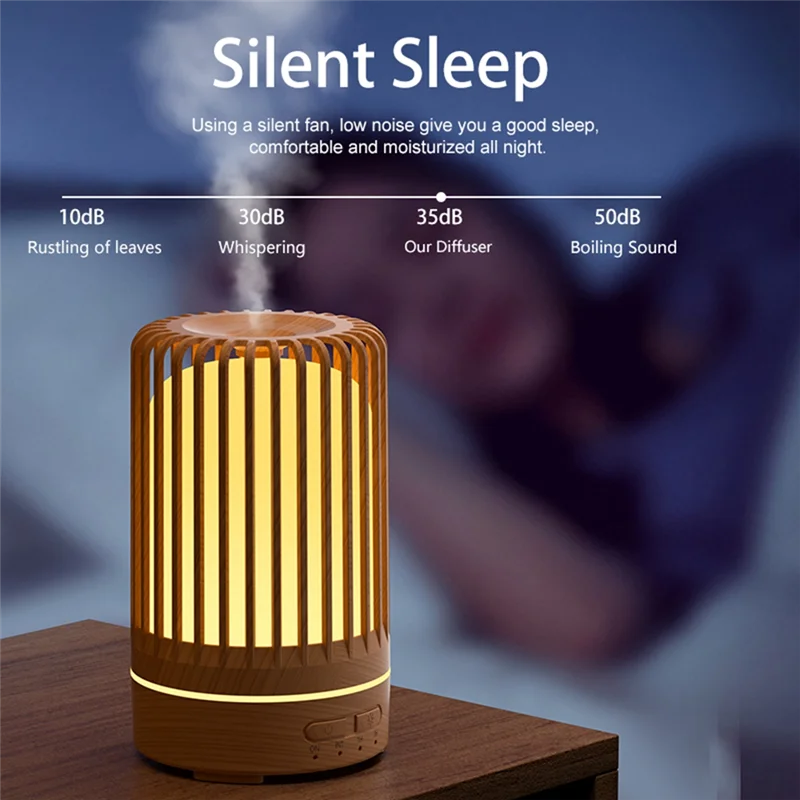 Aroma Diffuser for Essential Oils with Cool Mist and LED Light