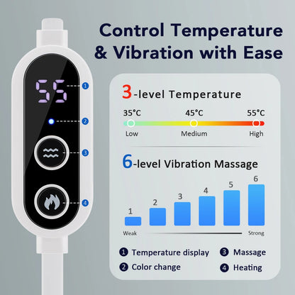 3D Eye Mask Massager with Air Compression and Heat Therapy