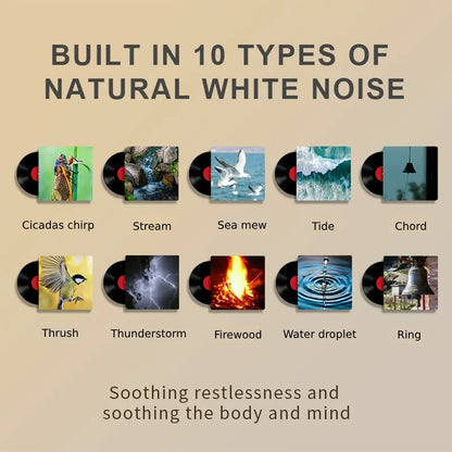 Portable White Noise Machine for Deep Sleep and Relaxation