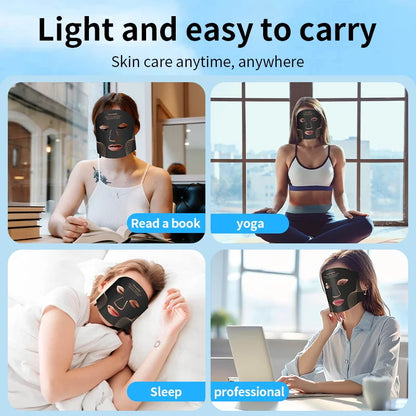 LED Face Mask for Skin Rejuvenation and Acne Treatment