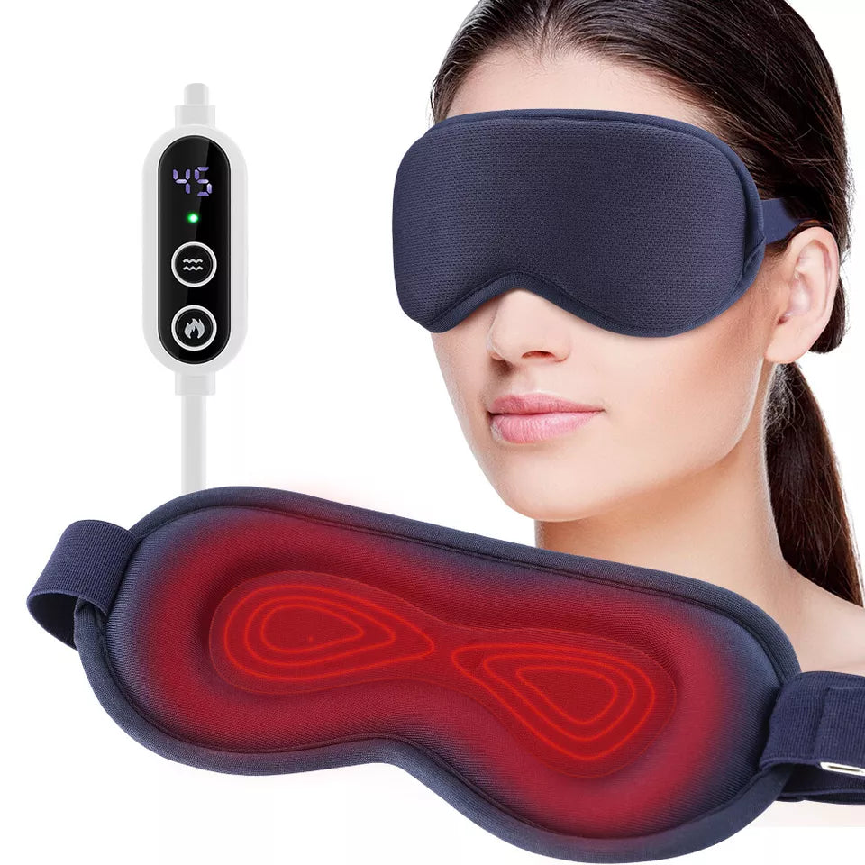 3D Eye Mask Massager with Air Compression and Heat Therapy